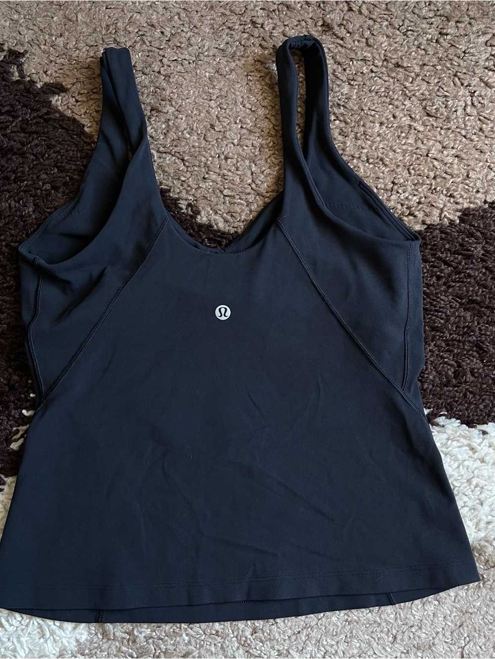 Lululemon Align Waist-Length Tank Top Sz 8 In Black - Picture 5 of 6